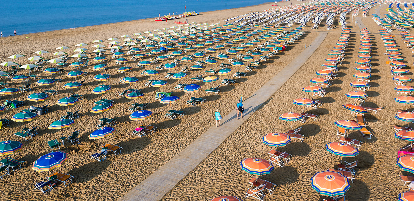 Der Strand von Bibione