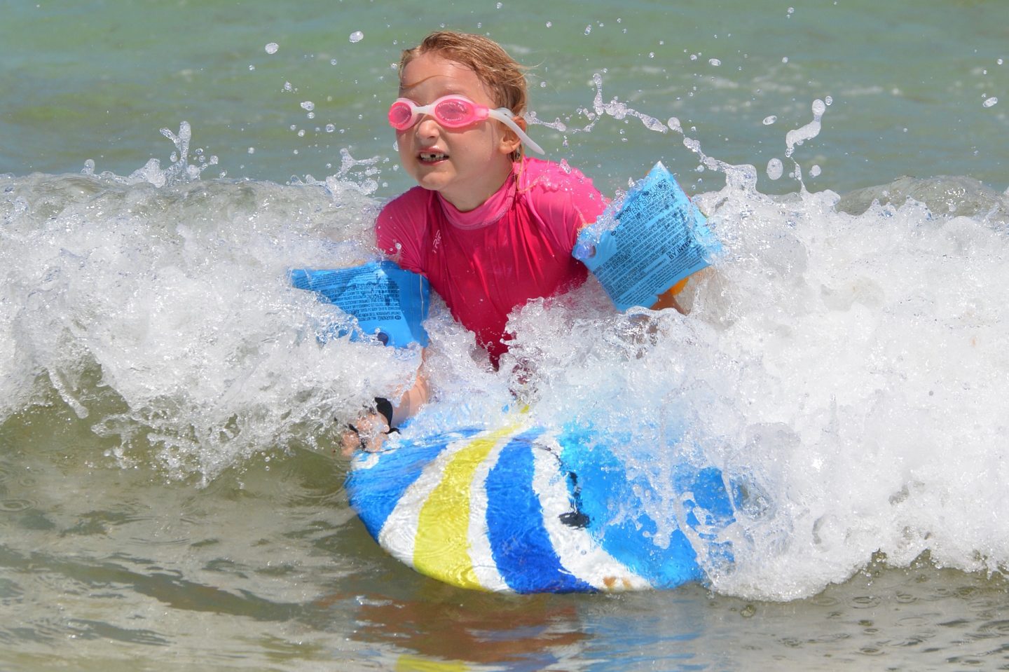 The sea of Bibione, a Blue Flag for children