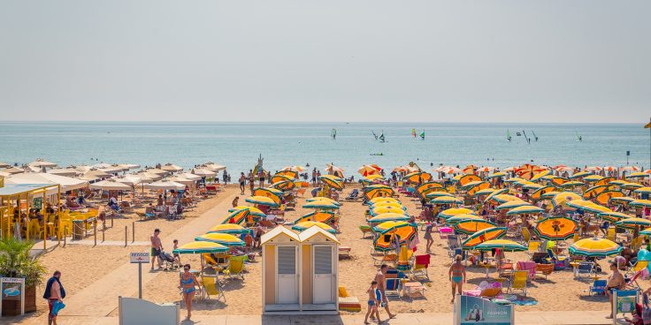 La spiaggia di Bibione: servizi, comfort e mare pulito