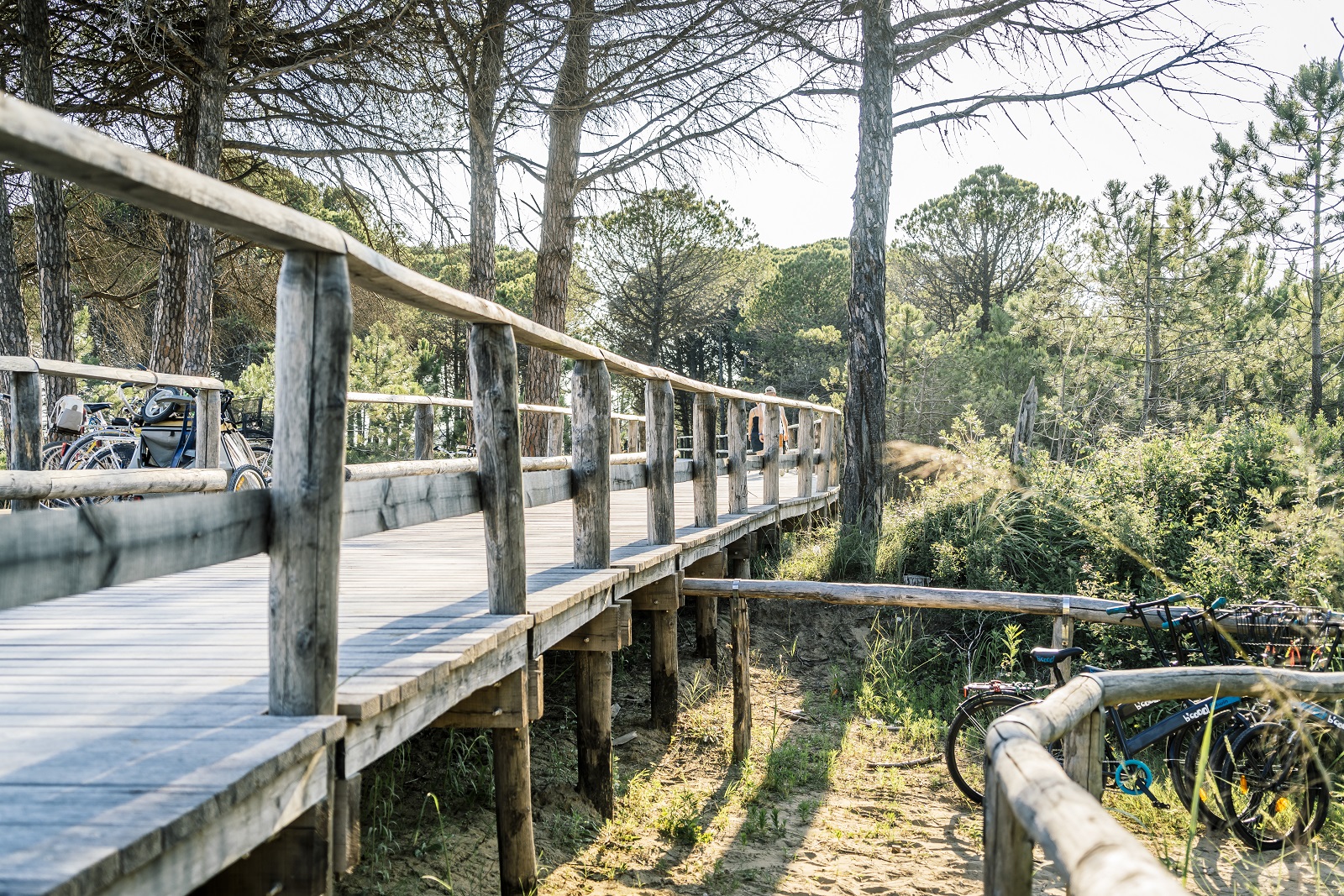 Radwege in Bibione: im Sattel auf dem Meer und im Landesinneren