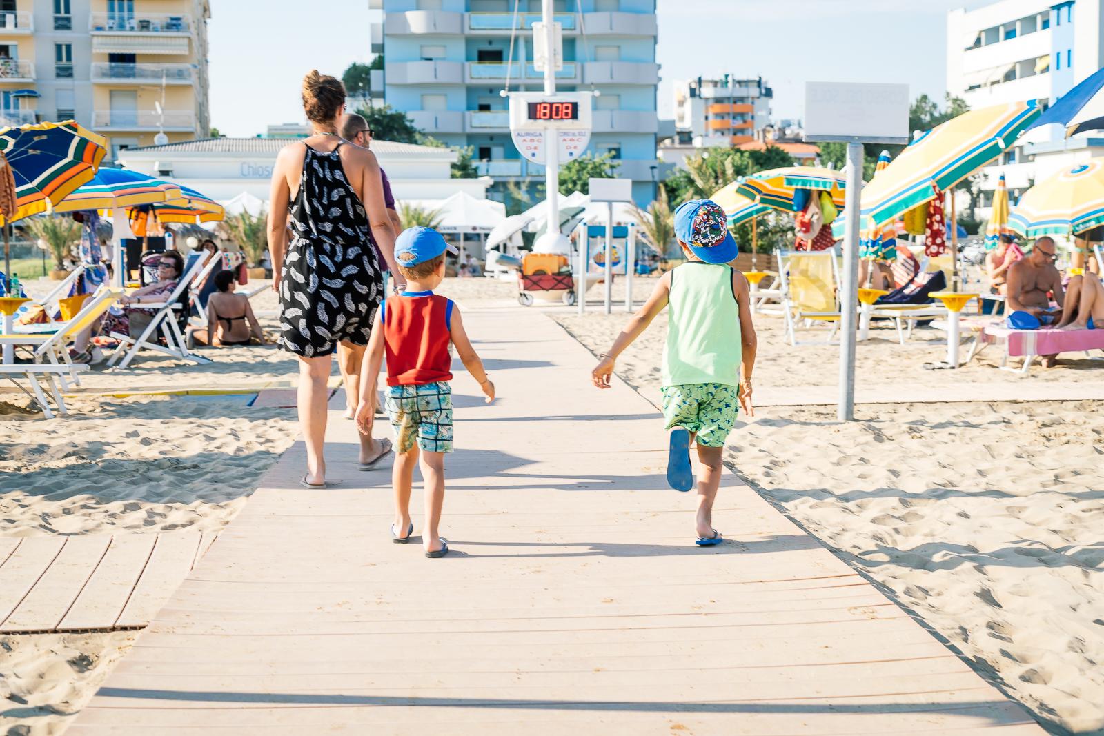 Wo man in Bibione am besten in der Nähe vom Strand übernachten kann