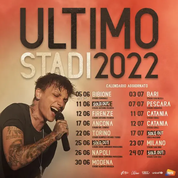 Ultimo Stadi 2022 - La data zero del ragazzo prodigio finalmente a Bibione!